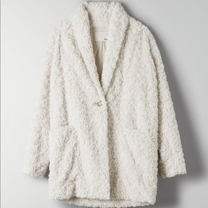 Aritzia Wilfred Free Plush Jacket